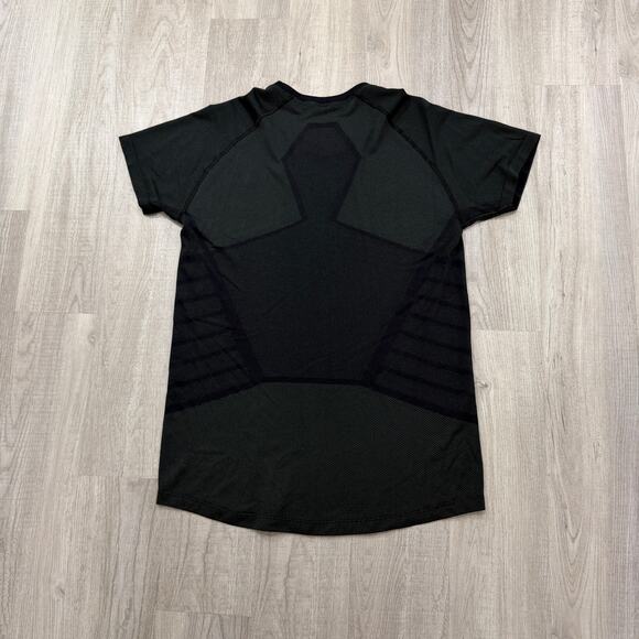 Gymshark 315 Seamless Workout Shirt Large Black Gym Running Lifting David Laid - Picture 5 of 7